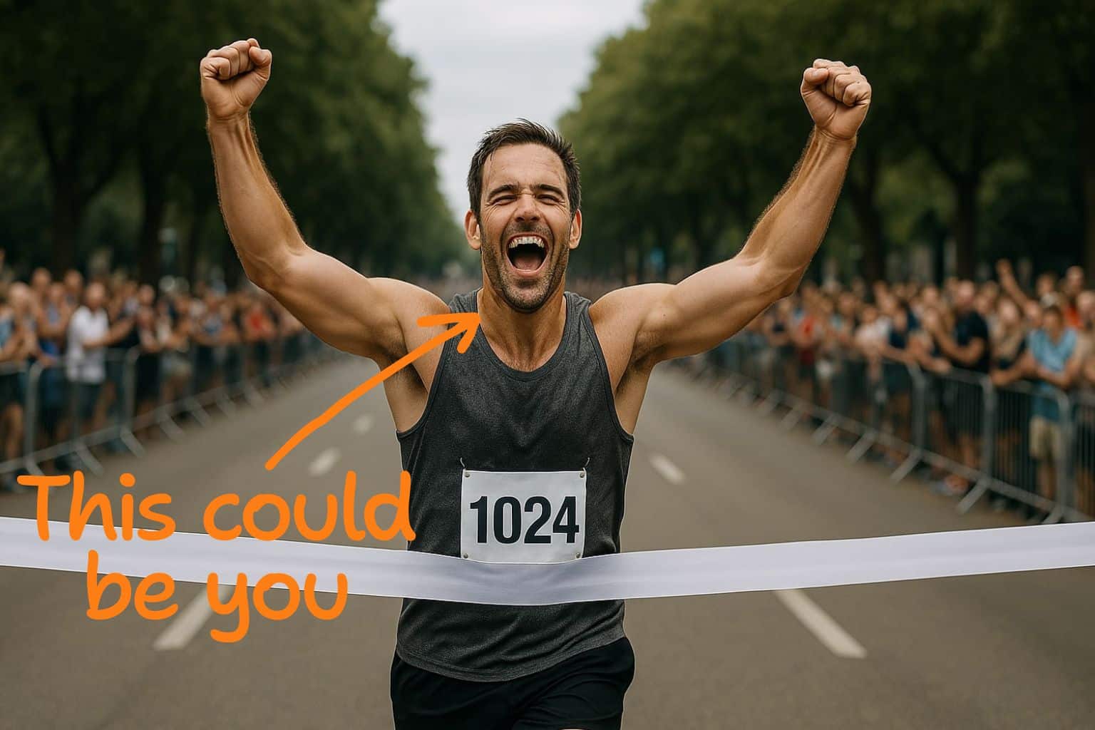 running-finishing-line